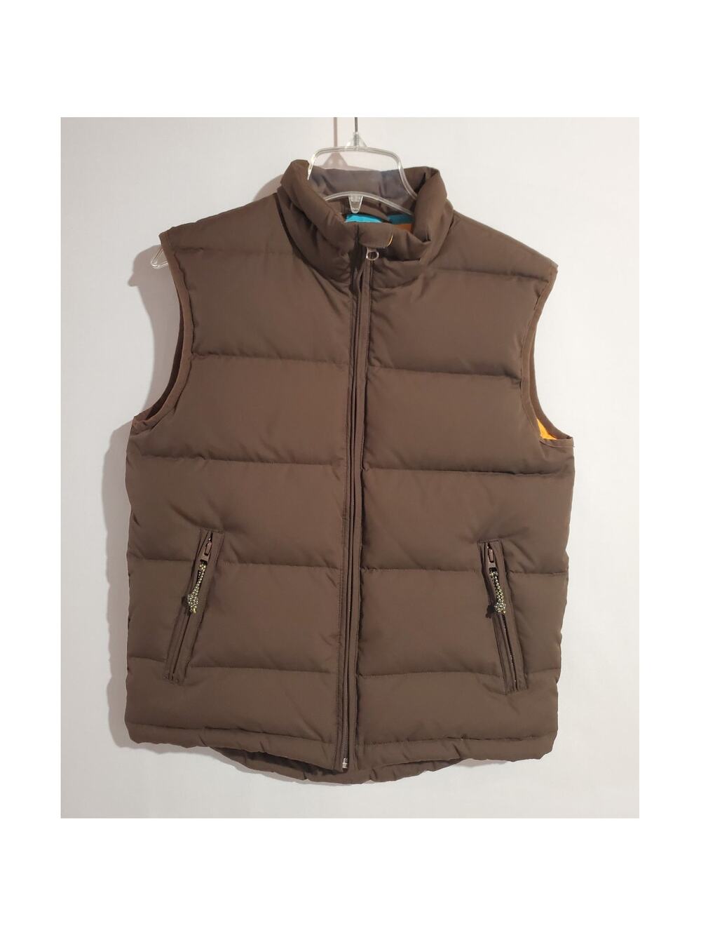 Unionbay Vintage Y2K Down Puffer Vest Size Unisex Big Kids L Womens XS/S Brown